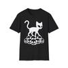 ALIEN CAT ON SKULLS | Unisex T-Shirt |Goth Apparel Punk/Alternative/Grunge Shirt