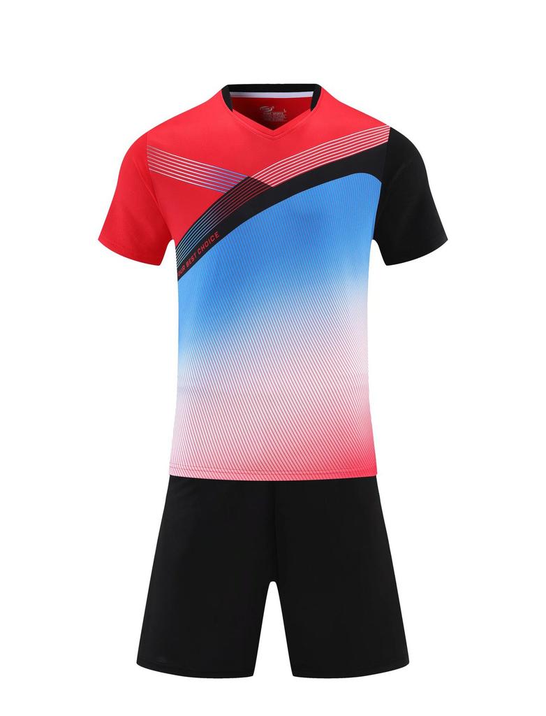 Children's badminton jersey set, the same for men and women, primary school students table tennis jersey, short-sleeved net jersey, children's sportsw