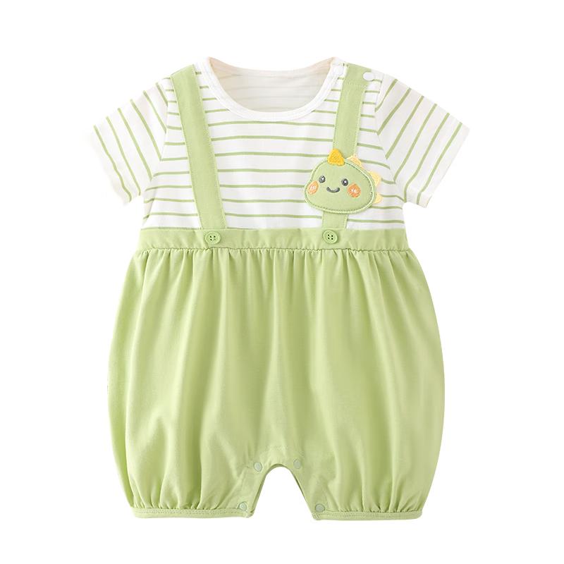Yooqi Baby Unisex Summer Thin Short-Sleeve Romper 73