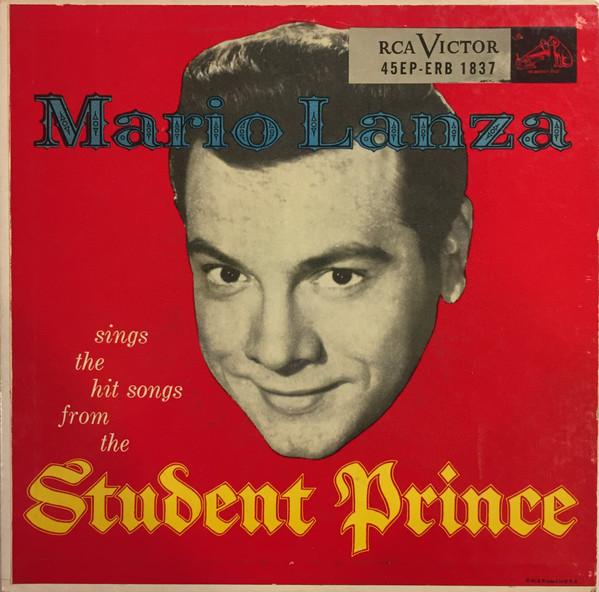 

7inch Record MARIO LANZA - Mario Lanza Sings The Hit Songs Fro ERB1837 RCA Victor Red US Classical Used