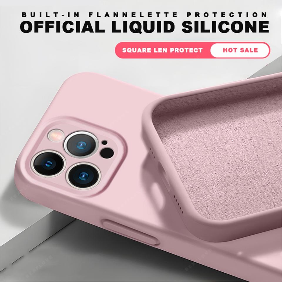 Phone Case For iPhone 16E 16 15 14 Plus 12 13 16 Pro Max Magsafe Liquid Silicone Official Magnetic Charging Protector Soft Cover