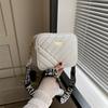 Stylish Small Square Bag For Women In Black White Purple Brown Perfect For Casual Commuting