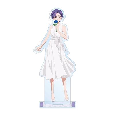 TV Anime "The Three Mikado Sisters Are Surprisingly Easy." Original Illustration of Mikado Ikki In a White Dress and Flower Ver. Big Acrylic Stand