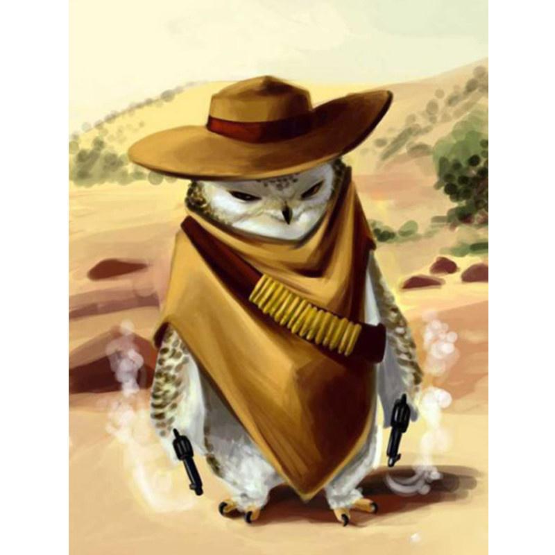 5D DIY Diamant Malerei Zauberhut Eule Diamant Stickerei Kreuzstich Kit voller Strass Mosaik Home Decor