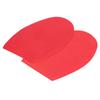 1 Pair Shoes Repair Rubber Soles Wear Resistant Rubber Heels Anti Slip Outsoles (Red)