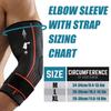 Elbow Compression Sleeve Support Brace for Arthritis Pain Relief Stretch Arm Warmers Guard Pads for Men Women