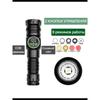 Rechargeable Magnetic Super Bright Flashlight with COB Side Light Long Range Zoom 16Hrs Runtime Waterproof for Camping