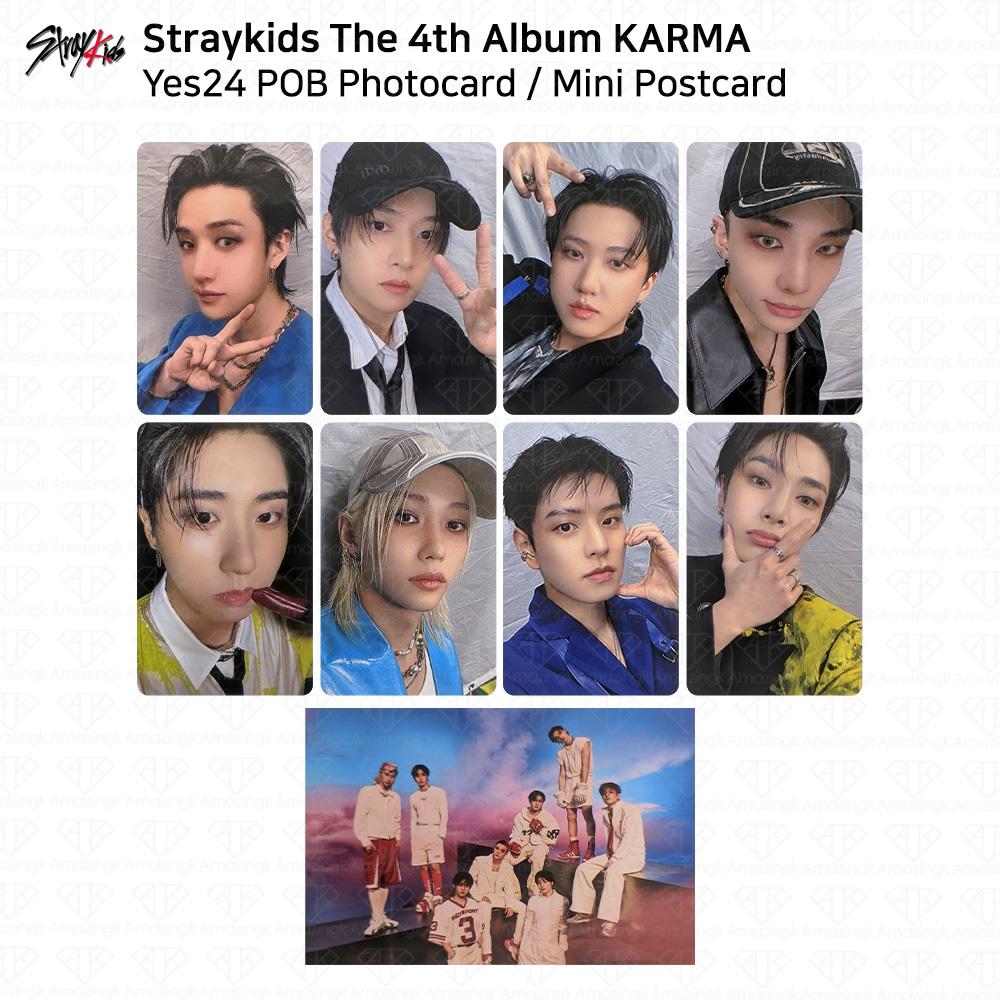 Stray Kids Das 4. Album Karma Yes24 POB Fotokarte KPOP K-POP SKZ