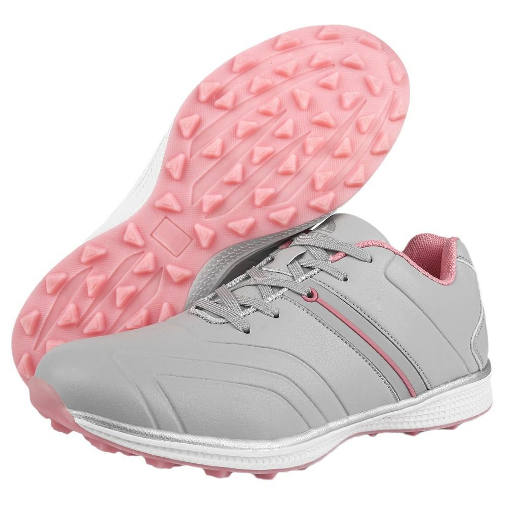 Women's Casual Breathable Golf Shoes with Fixed Spikes