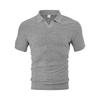 Summer Men's New Style Casual Breathable Short-sleeved T-shirt, Jacquard Polo Shirt, Striped Short-sleeved Shirt