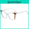 Style Cat Eye Glasses With Blue Light Blocking For Women And Round Faces