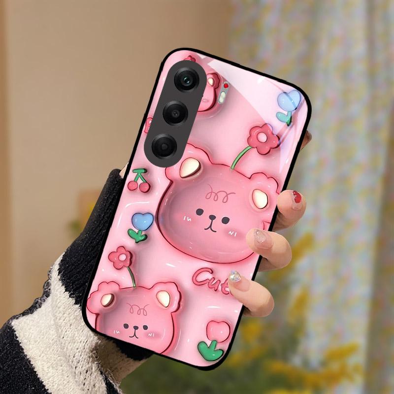 Capa à Prova de Choque Para Tecno Camon 40 Pro 5G Vidro Temperado Traseiro Capa de Celular Camon40Pro Camon 40Pro 5G CM7 Capa Dura Shell Coque