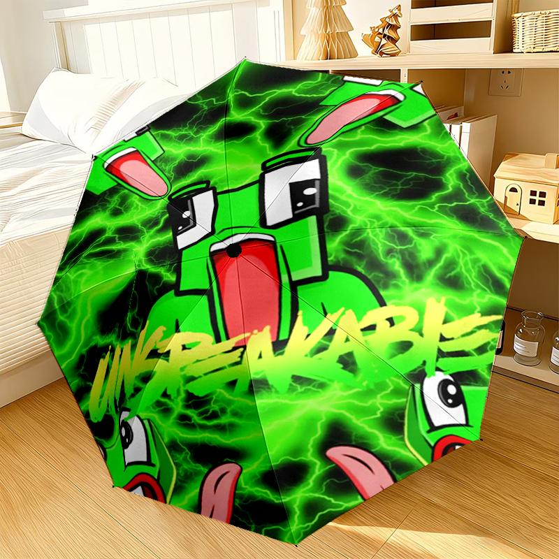 Colorful Game Friends Umbrella 8-Frame for Travel, Camping, Casual Lightweight Portable Umbrella, Essential for Every Family Holidays Gift