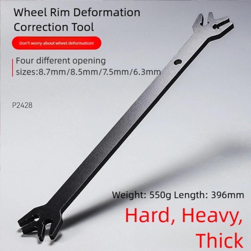 Professional Border Straightener Tool 8mm Thick Plate 4 Specifications Tall Hardness For Permanent Wheel Deformation Amendment