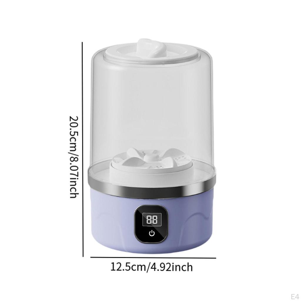 1L Mini Přenosná Pračka na Malé Prádlo, Prádelní Spotřebiče, Čistič Spodního Prádla a Podprsenek,