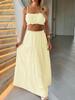 European & American Casual Holiday Style Camisole & Skirt Set for Women - 2026 Spring/Summer Collection
