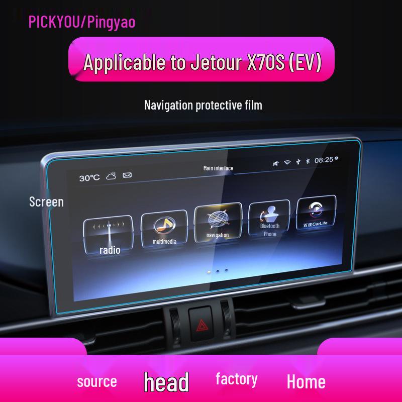 Jetour X70M/X70PRO/S Navigation & Instrument Screen Protective Tempered Film