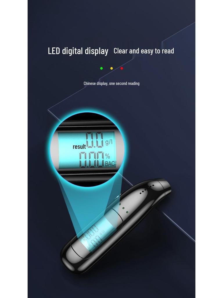 High-precision Breath Alcohol Tester for Drunk Driving, Specialized for Accurate Measurements, Exported To Japan.