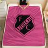 FC Utrecht bedeckte Flanelldecke, weicher Überwurf für Schlafzimmer Sofa, waschbar, Fußballfanartikel, tolles Geschenk.
