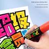 Feiluo Lang POP Double-headed Refillable Marker Pen for Posters and Advertising