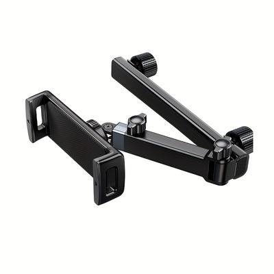 Car Chair Rear Seat Car Mount, Rear Headrest Tablet PC Holder Retractable Foldable Cell Phone Holder