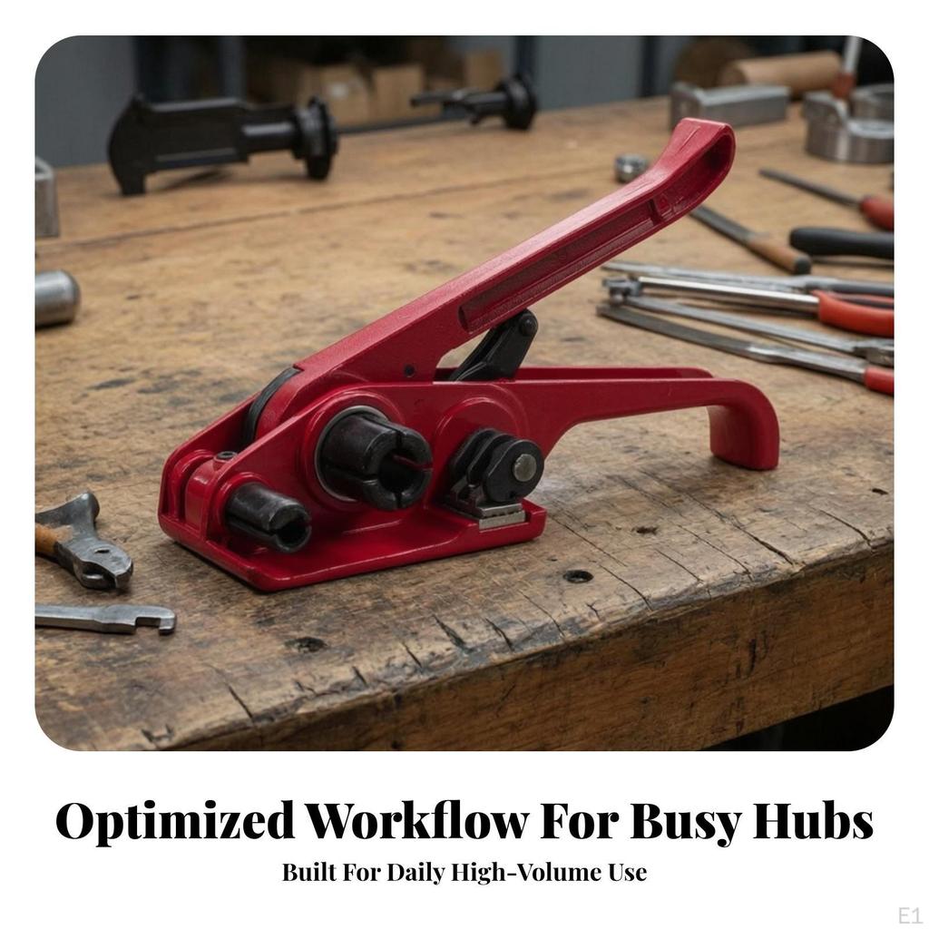 Manual Strapping Tool Portable Tensioner Hardened Steel