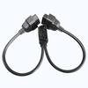 OBD2 Dual Port Extension Cable for Car Diagnostics