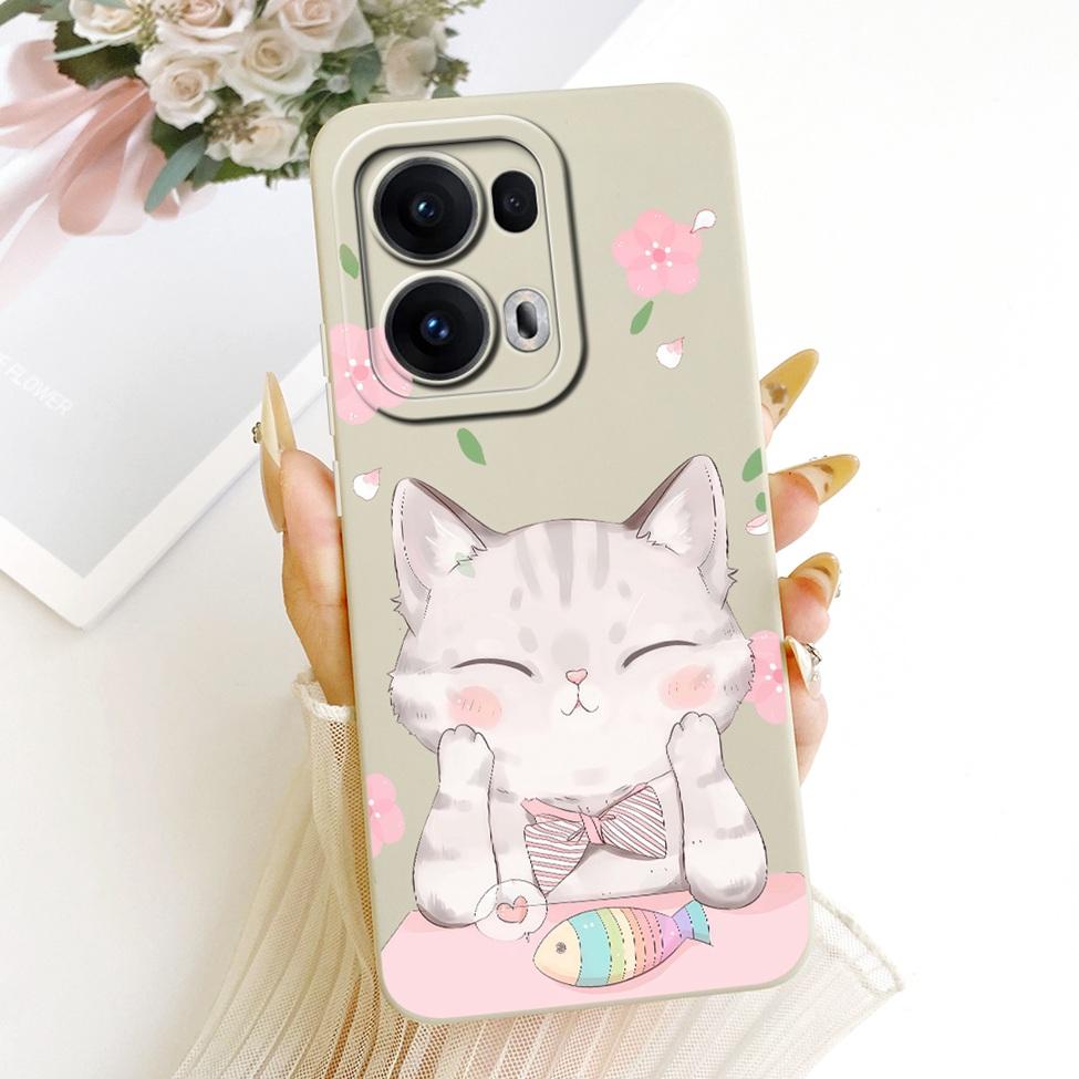 For Oppo Reno 13 Pro Case Silicone Luxury Fashion Cool Kawaii Cute Painted Cover For Oppo Reno13 Pro CPH2697 PKK110 Casing