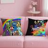 anime Rainbow Friends Cushion Cover Comfortable Reversible Pillow Cover Ideal for Car Sofa Bedroom & Beyond