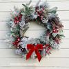 30 STÜCKE 2,5 cm Samtschleifenanhänger Weihnachtsatmosphäre Festival Kranzdekoration Weihnachtsbaumschmuck Anhänger