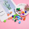 Balles de laine de polyester colorées à haute élasticité pour accessoires DIY (1-5cm)