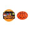 Sports Theme Soft Cute Bun Toy with Steamer Basket, Toy for Kids and Adults