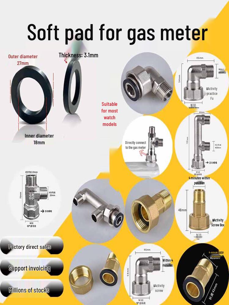M30 Natural Gas Meter Inlet/Outlet Sealing Gasket