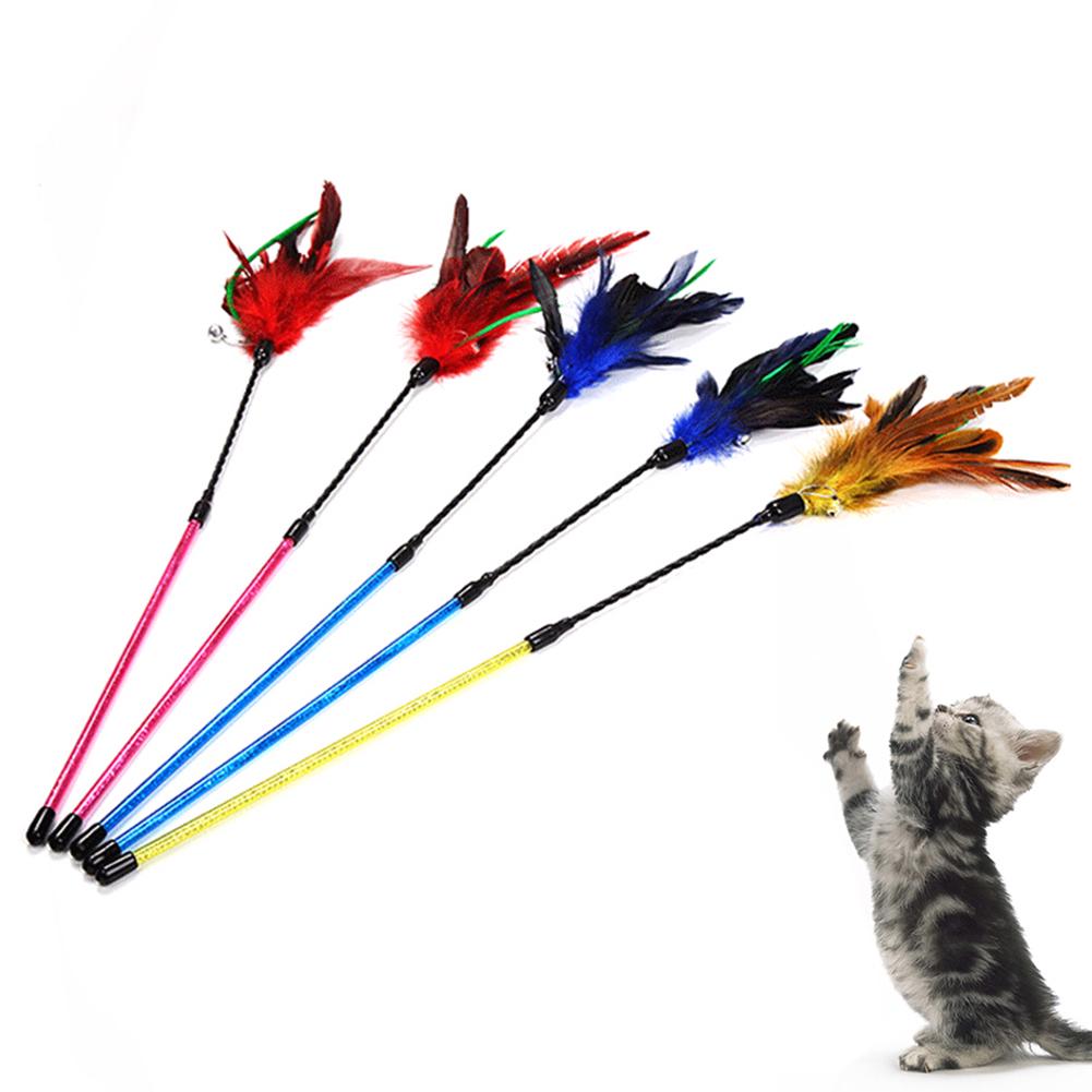 Bulk Cat Toys Assortment - Rod Mice, Feathers, Bells, Balls, Fur Teaser, Scratch Posts