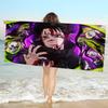 J-Jujutsu K-kaisen Anime Mikrofaserdecke Schnell trocknende Strandtücher Übergröße Druck Super saugfähige Pooltuchdecke