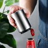 Stainless Steel Automatic Bottle Opener, Elegant Downward Push Beer Lid Remover, Creative Metal Bottle Opener