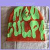 Acrylic Knit Beanie Hat With Embroidered Letters For Streetwear Fashion In Winter Season