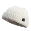 Módní Hip Hop Čepice Pletená Čepice Pánská Čepice Skullcap Dámská Zimní Teplá Bez Kšiltu Volná Melonová Čepice Manžeta Docker Rybářská Čepice