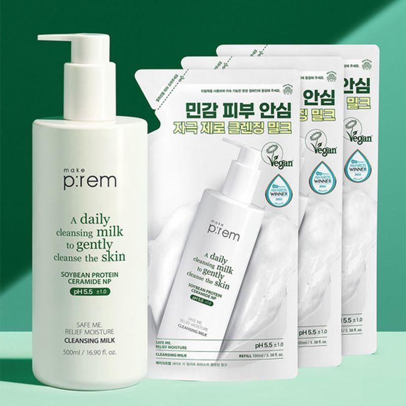 Cleansing Milk 500ml + 3 100ml refills