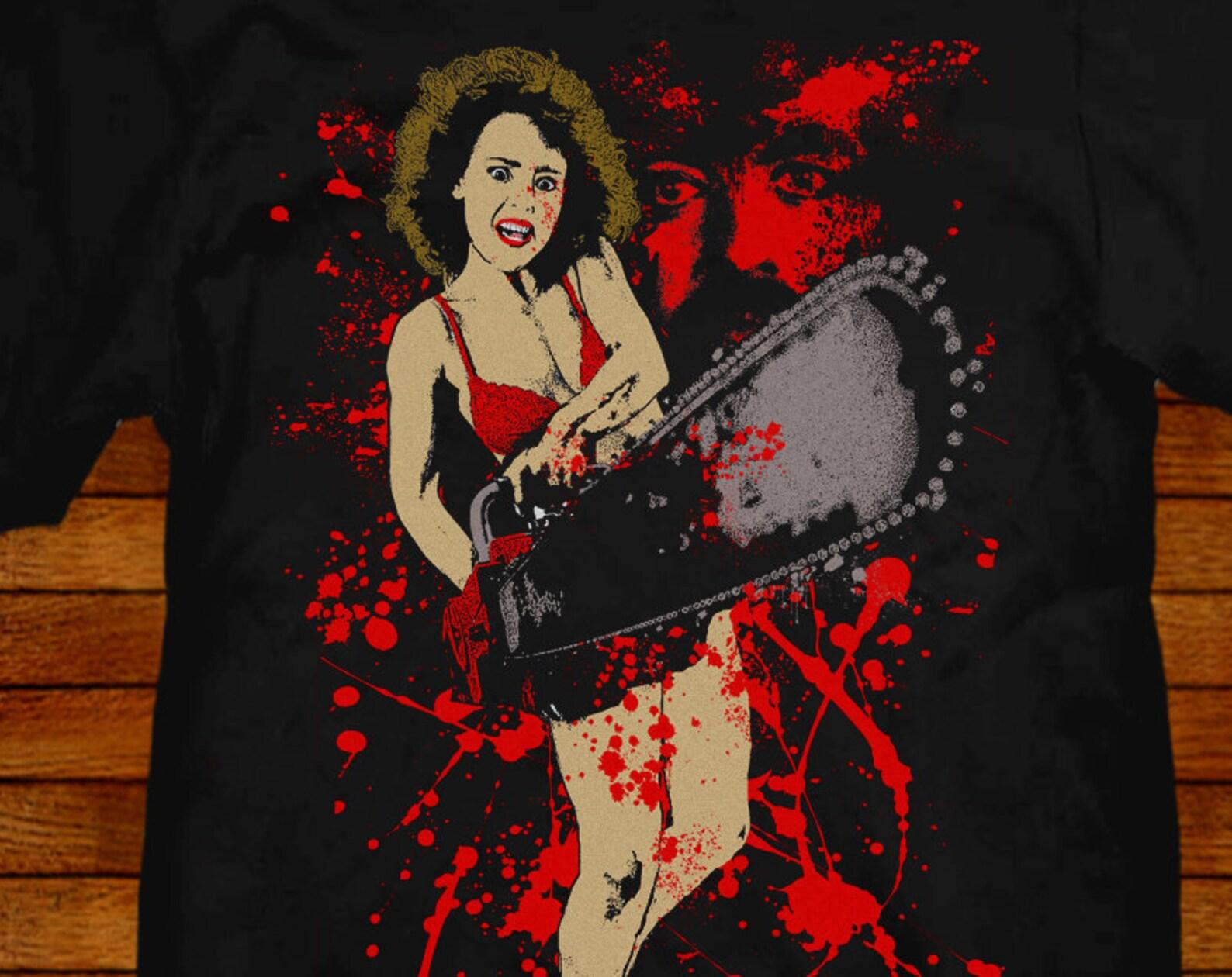 Hollywood Chainsaw Hookers T shirt: 1988 Horror Movie Art XL