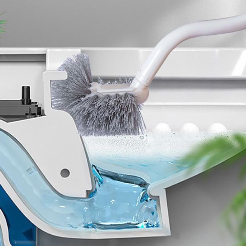 Multifunkční čisticí kartáč na toaletu Barva dřeva Čisticí kartáč na toaletu Koupelnový čistič bez mrtvých úhlů Kuchyňský čisticí kartáč