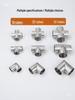 Stainless Steel Right Angle Elbow Union Tee Four-Way Pipe Fitting Combo
