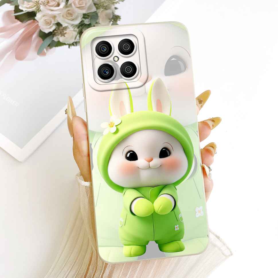 Luxury Pattern For Honor X8 4G Matte Silicone Back Shockproof Full Soft Cover For HonorX8 4G TFY-LX1 TFY-LX2 Fundas