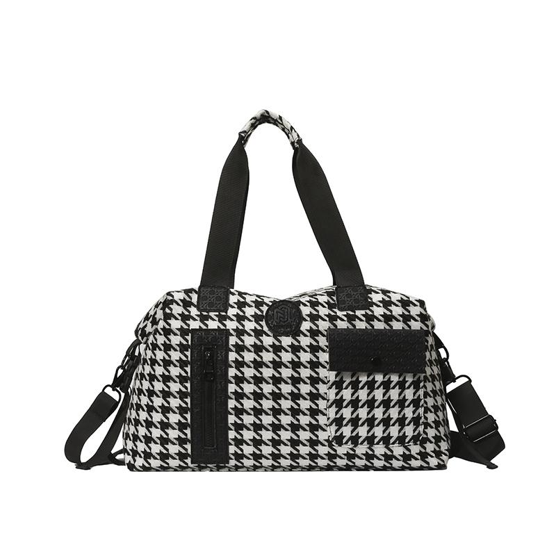 

Short-Distance Large Capacity Commuter Travel Bag Lightweight Storage Bag Luggage Bag Women s Sports Yoga Gym Bag чорний