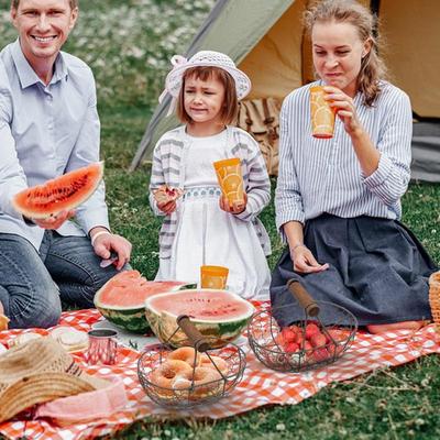 Chicken Egg Basket Bread Baskets For Serving Picnic Containers With Wooden Handle Bucket Decorative Farmhouse Girls Boys For