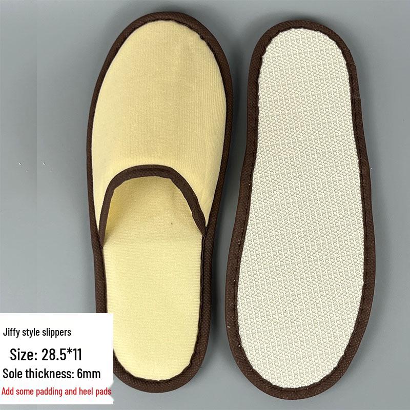 Thickened Non-Slip Disposable Slippers for Hotels and B&Bs