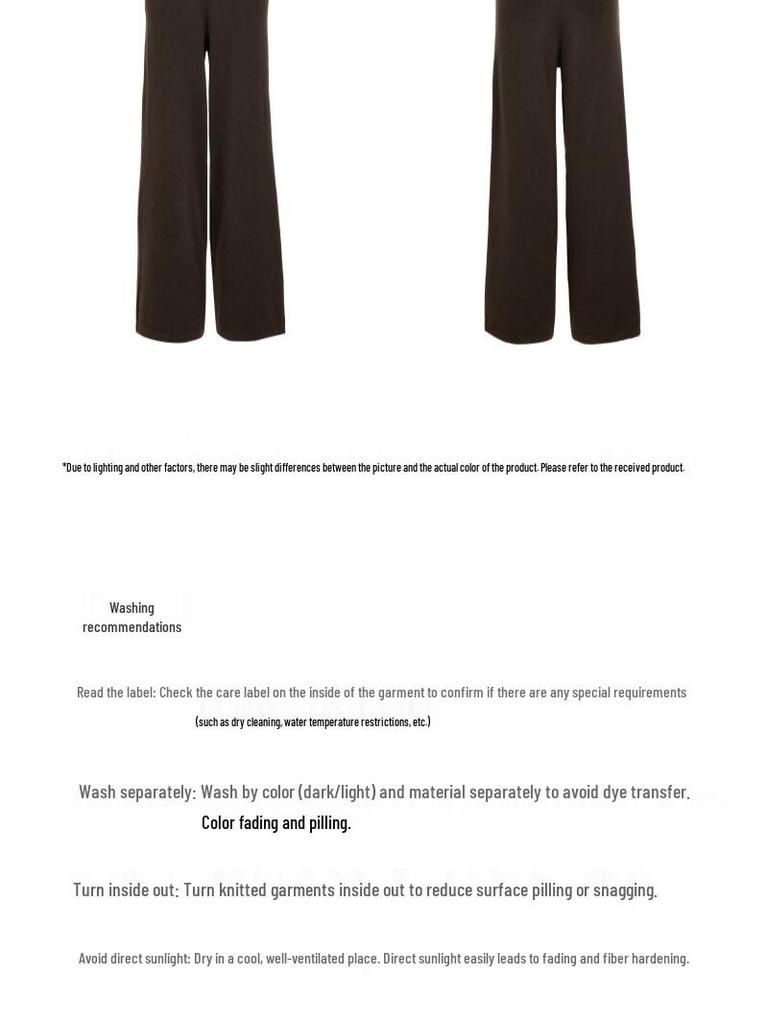 VEROMODA High-Waist Straight-Leg Knit Pants