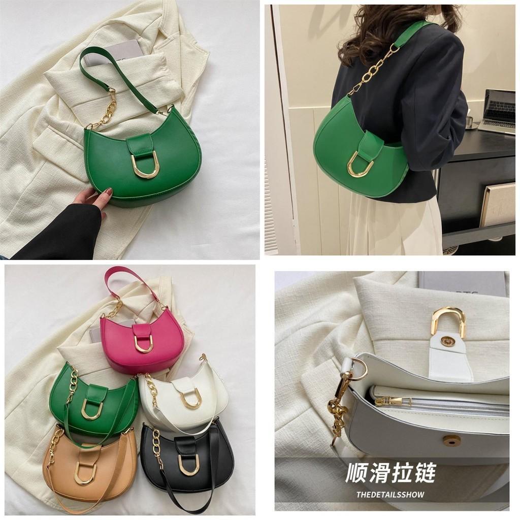 Trendy Minimalist Solid Color Shoulder Bag For Women Fashionable Pu Material Small Size Suitable For Daily Outfits