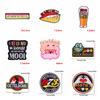 10pcs Wholesale Netherland Carnival Oeteldonk Emblem Patch Embroidered Patches For Clothes Iron On Patches For Clothing Sew 