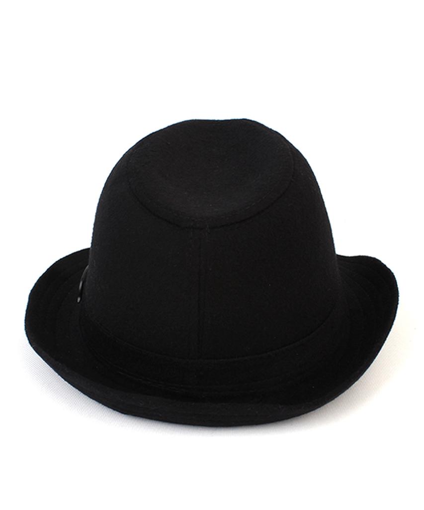 Yunibeosyeolkemiseuteuli Bu All Black Wool Fedora Fedora